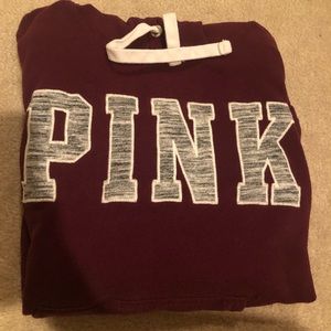 🚫 SOLD Maroon PINK sweatshirt